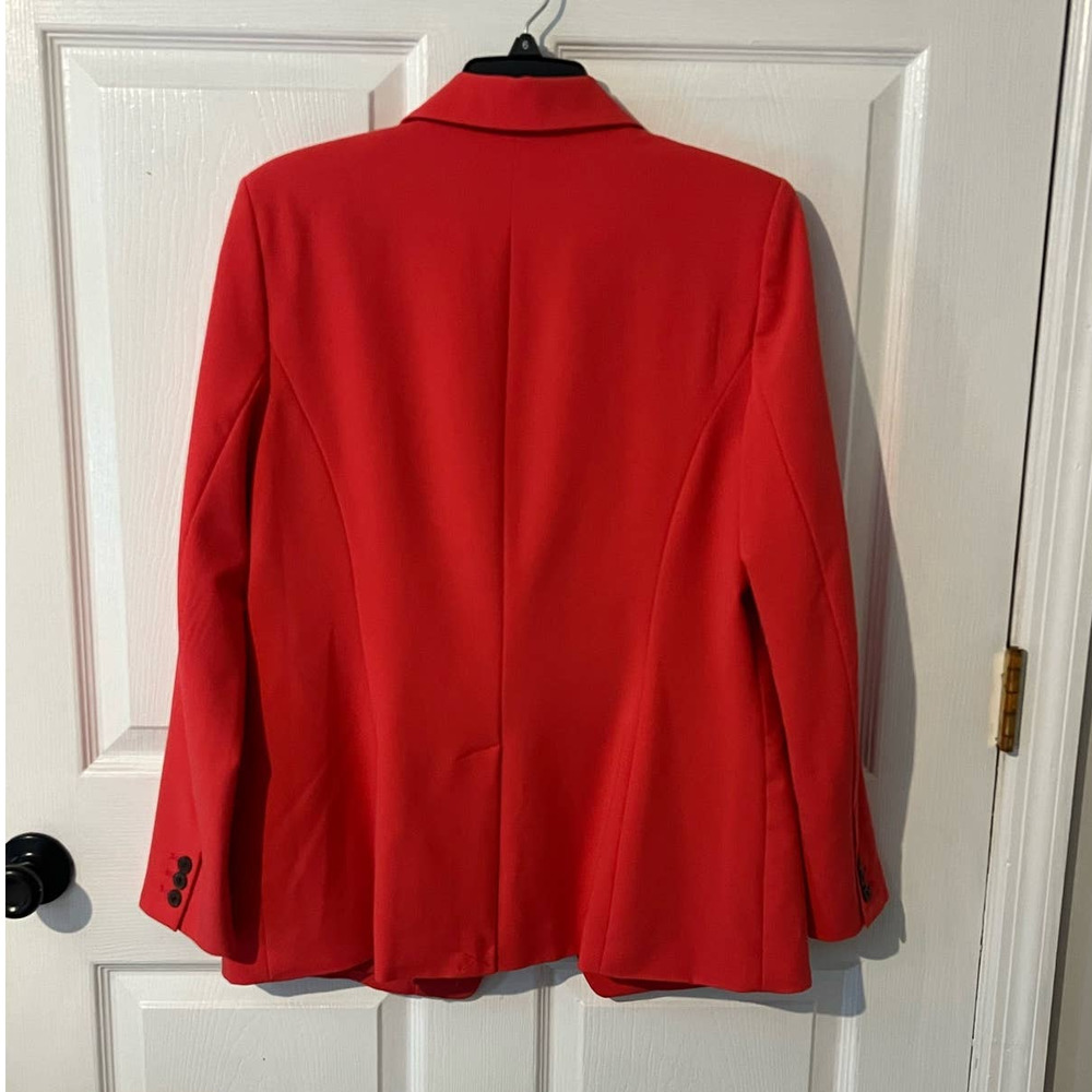 WORTHINGTON Women's Long Sleeve Button Front Professional Work Blazer Size L - Picture 2 of 11